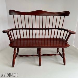 Vintage Collector’s Lane 18” Doll Size Wooden Bench